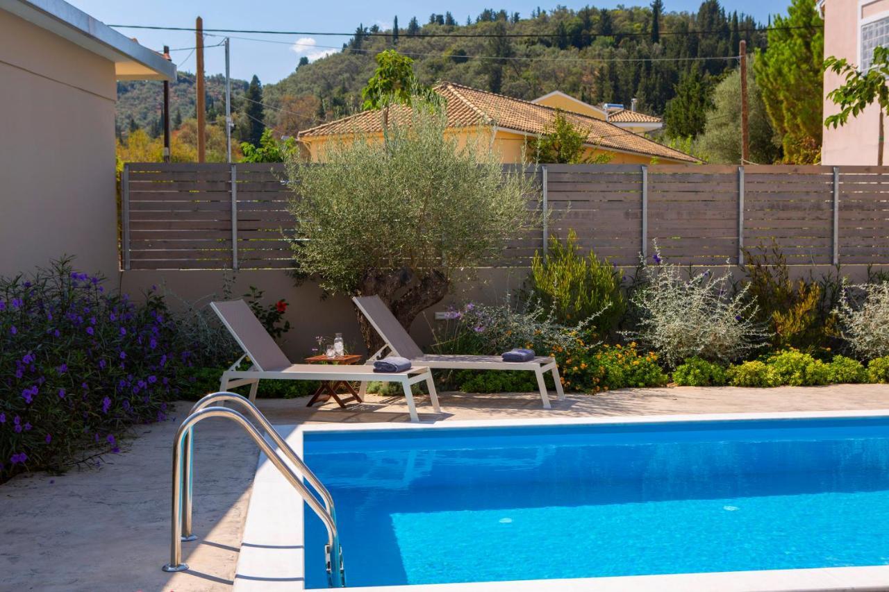 Grappolo Lefkada Villas - Vilana Ideal For Families And Small Groups Apolpaina Buitenkant foto