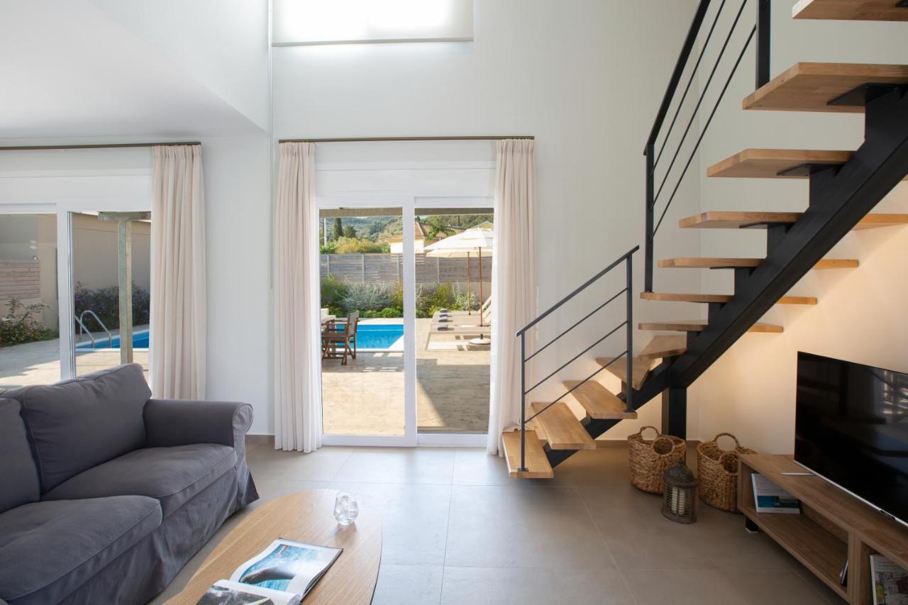 Grappolo Lefkada Villas - Vilana Ideal For Families And Small Groups Apolpaina Buitenkant foto