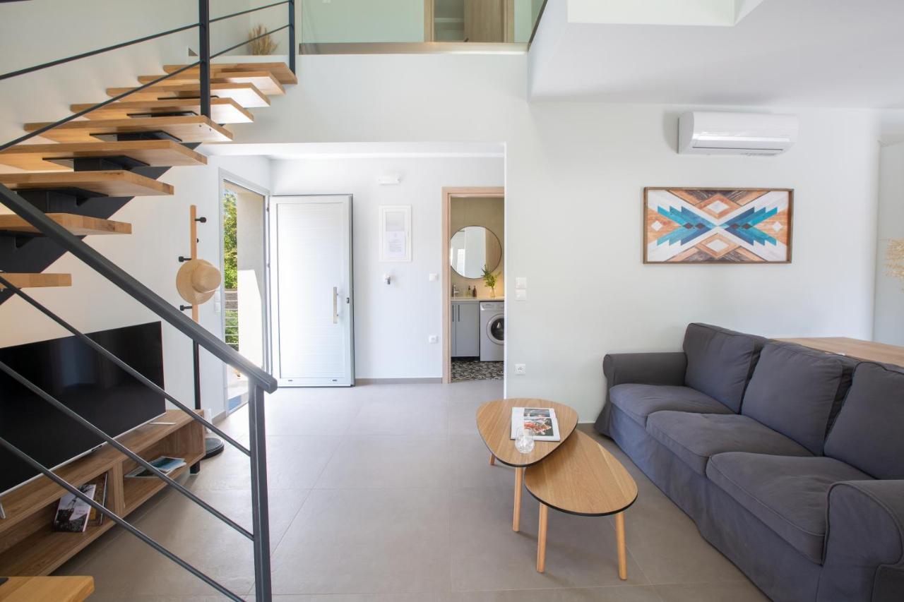Grappolo Lefkada Villas - Vilana Ideal For Families And Small Groups Apolpaina Buitenkant foto
