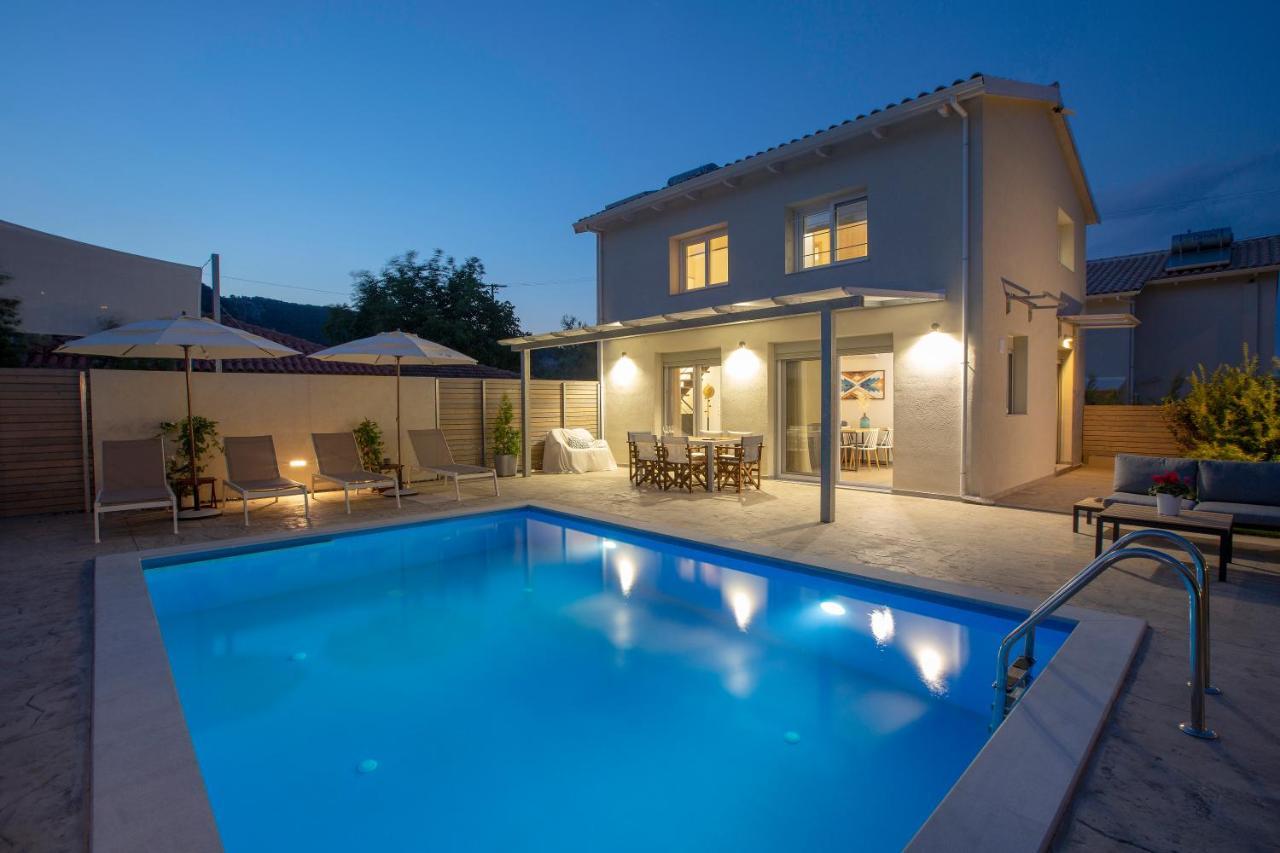 Grappolo Lefkada Villas - Vilana Ideal For Families And Small Groups Apolpaina Buitenkant foto