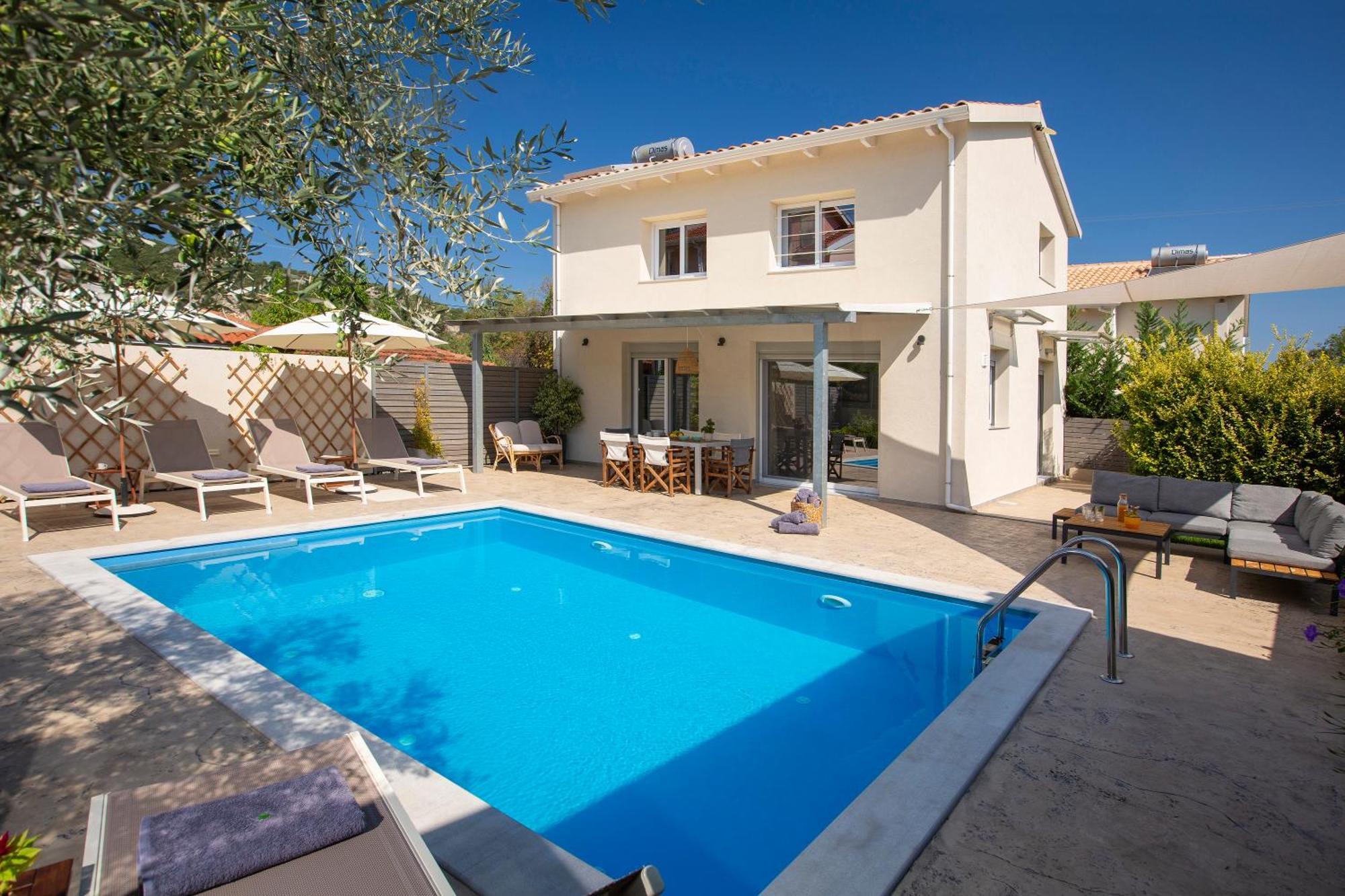 Grappolo Lefkada Villas - Vilana Ideal For Families And Small Groups Apolpaina Buitenkant foto